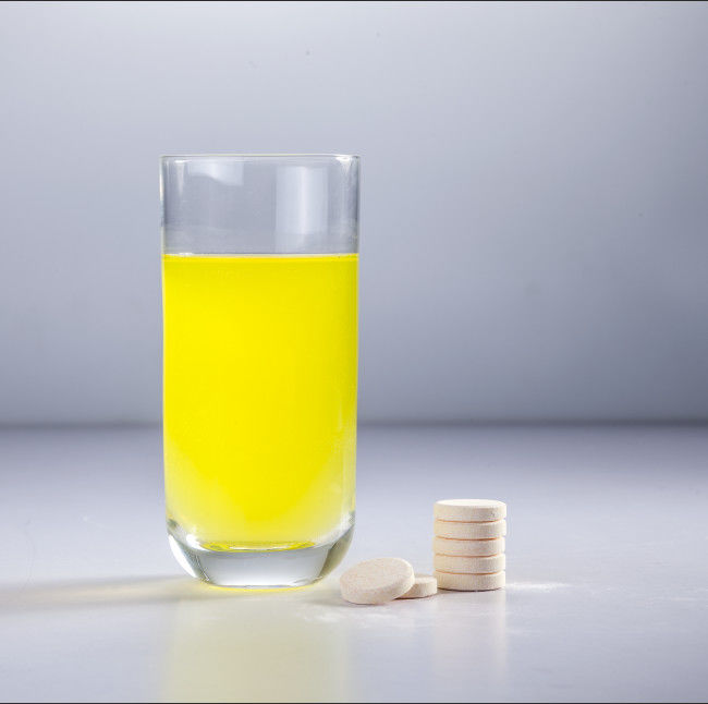 OEM 공식 단단한 음료 L- 카르니틴 주황색 비등성 정제 4g/정제