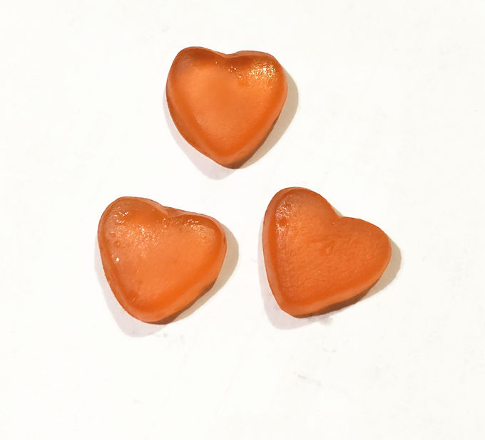 Vegetrian Halal 심장 모양 고무 같은 사탕, 비타민 C 딸기 묵 사탕